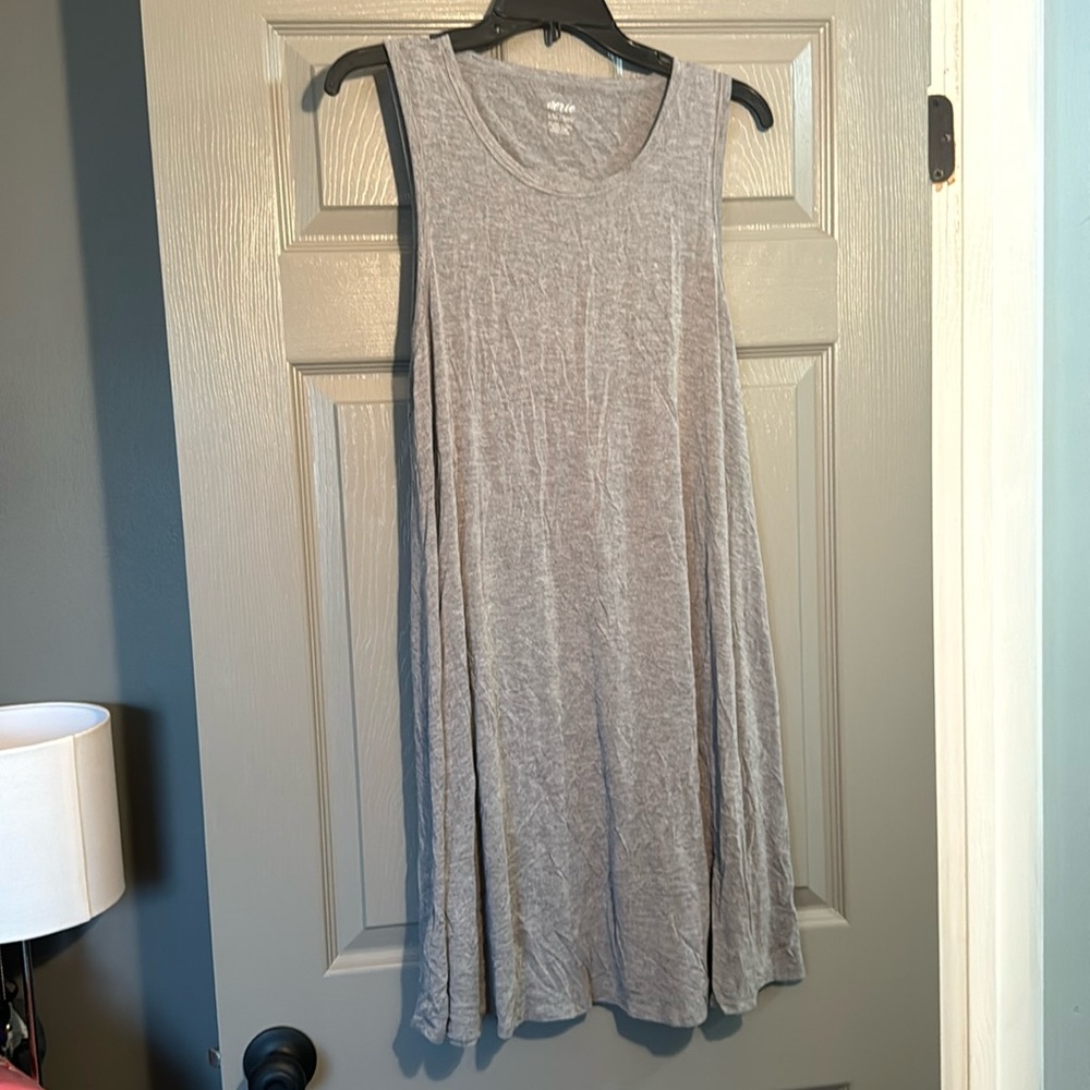 Casual gray aerie swing dress